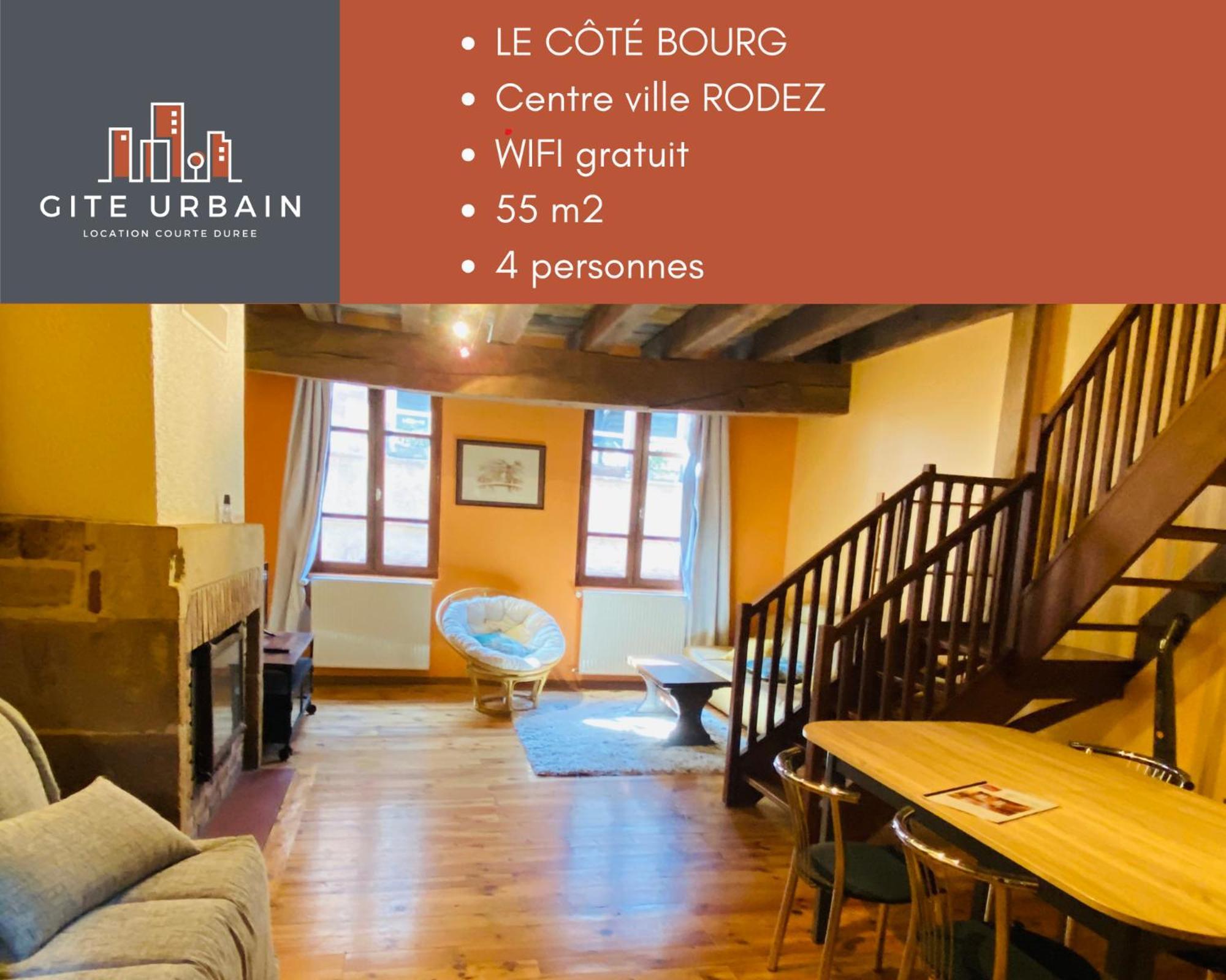 Gite Urbain - Cote Bourg Rodez Buitenkant foto